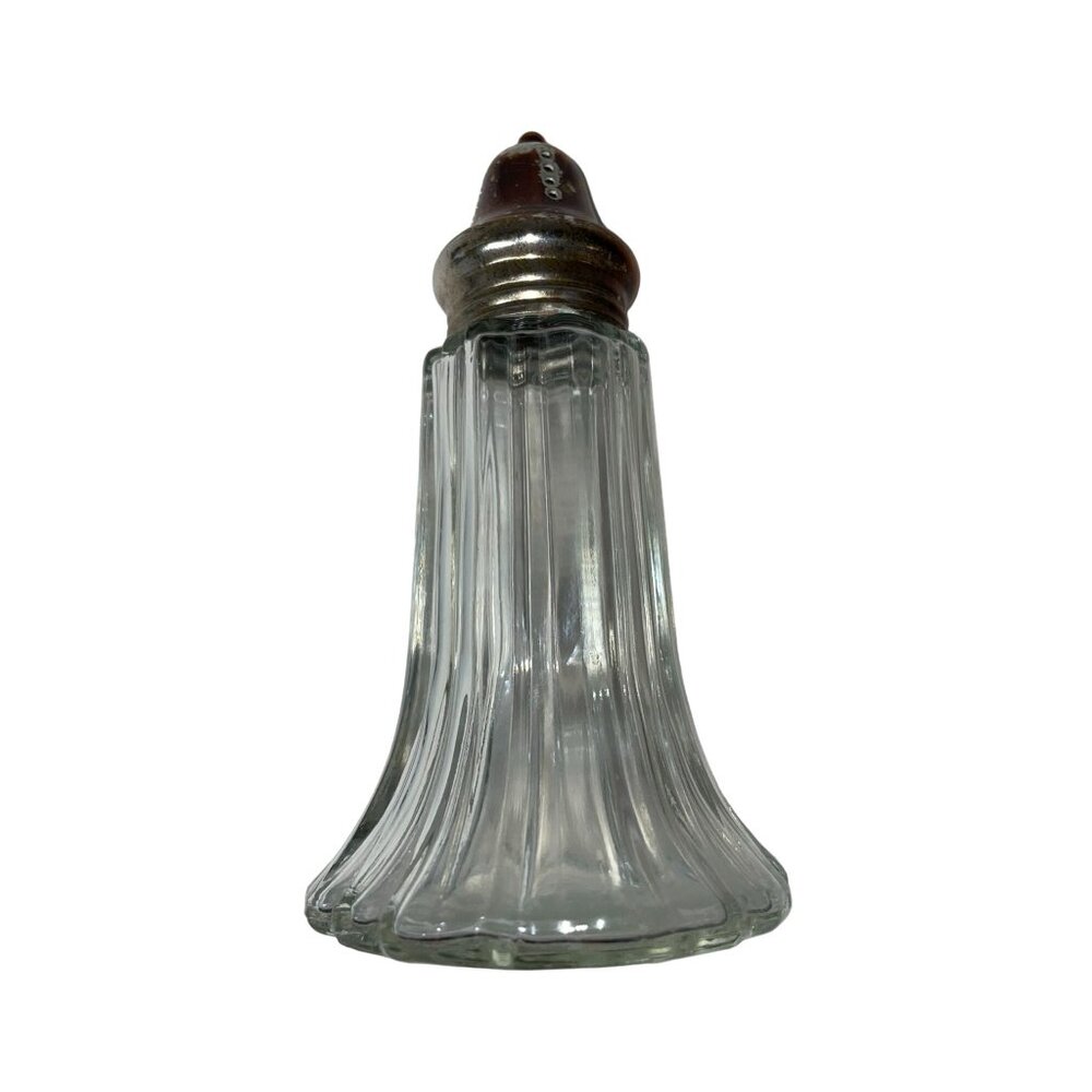 Vintage Leonard Crystal Silver Plate Salt/Pepper Shaker (Set) - Picture 12 of 12
